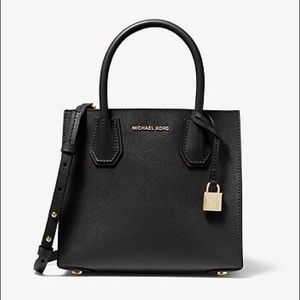 Mercer Medium Saffiano Leather Accordion Bag